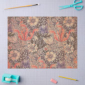 Papier Mousseline Impression florale vintage gracieuse (Artisanat)