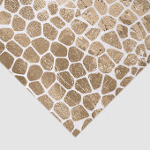 Papier Mousseline Impression Glam Gold Giraffe (Détail)