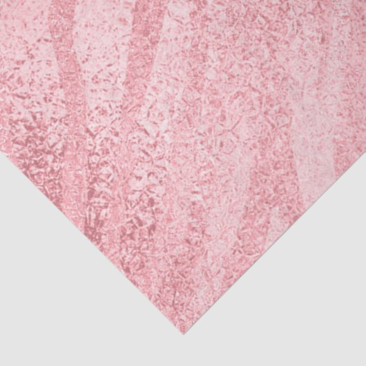 Papier Mousseline Impression Glam Pink Zebra (Détail)