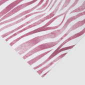 Papier Mousseline Impression Glam Pink Zebra (Détail)