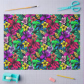 Papier Mousseline Impression hawaïenne (Artisanat)
