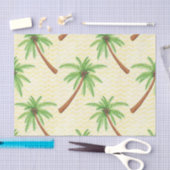 Papier Mousseline Impression hawaïenne de palmiers (Artisanat)