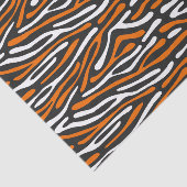 Papier Mousseline Impression inspirée des lignes tribales (Détail)