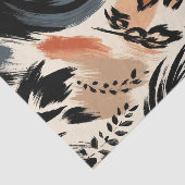 Papier Mousseline Impression léopard de style animalier exotique pei (Détail)