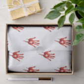 Papier Mousseline Impression manuelle sanglante (Cadeau)