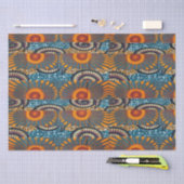 Papier Mousseline Impression Motif Afrocentrique (Artisanat)