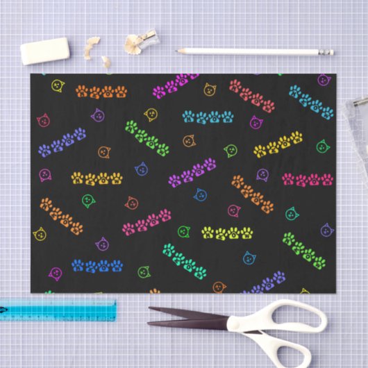 Papier Mousseline Impression moyenne (Artisanat)