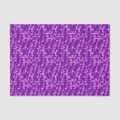 Papier Mousseline Impression musicale - violet violet, multi (Recto)
