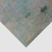 Papier Mousseline Impression Soleil levant de Claude Monet (Détail)