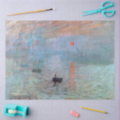 Papier Mousseline Impression, Sunrise, Claude Monet, 1872 (Artisanat)