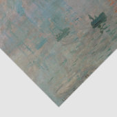 Papier Mousseline Impression Sunrise par Claude Monet (Détail)