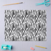 Papier Mousseline Impression zèbre (Artisanat)
