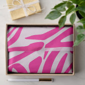 Papier Mousseline Impression zèbre rose (Cadeau)