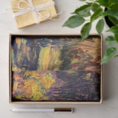 Papier Mousseline Impressionniste Autumn Garden Peinture Découpage (Cadeau)