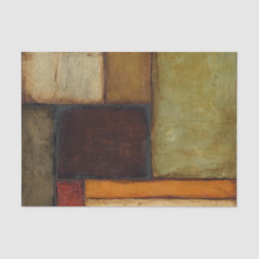 Papier Mousseline Impressionniste d'automne par Jennifer Goldberger (Recto)