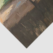 Papier Mousseline Impressionniste Tournesols Peinture Découpage (Détail)