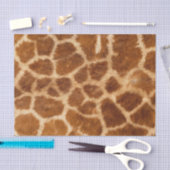Papier Mousseline imprimé de girafe rustique safari de mode (Artisanat)