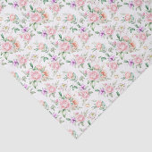 Papier Mousseline Imprimé floral (Détail)
