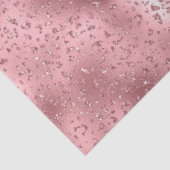 Papier Mousseline Imprimé guépard rose clinquant (Détail)