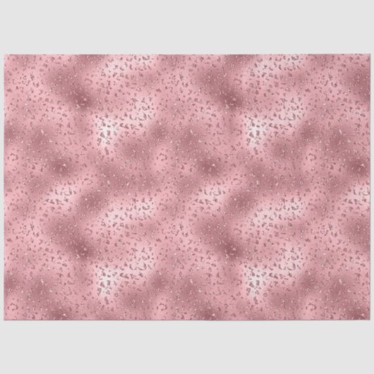 Papier Mousseline Imprimé guépard rose clinquant (Recto)
