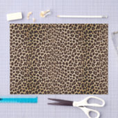 Papier Mousseline imprimé léopard (Artisanat)