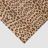 Papier Mousseline imprimé léopard chic tendance fille sauvage safari (Détail)