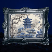 Papier Mousseline Imprimer Découpage de saule bleu victorien