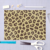 Papier Mousseline Imprimer Leopard / Cheetah (Artisanat)