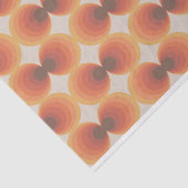 Papier Mousseline Imprimer les années 70 rétro (Détail)
