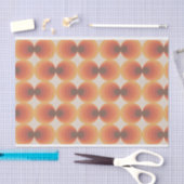 Papier Mousseline Imprimer les années 70 rétro (Artisanat)