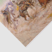 Papier Mousseline In Without Knocking, 1909 par Charles M Russell (Détail)