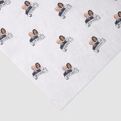 Papier Mousseline Inauguration de Biden Harris (Détail)