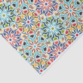 Papier Mousseline Inde Inspire la décomposition motif géométrique Ab (Détail)