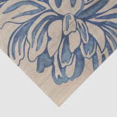 Papier Mousseline Indigo Mum (Détail)