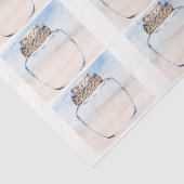 Papier Mousseline Individual Jars & Coastal Background Decoupage  (Détail)