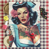 Papier Mousseline Infirmière