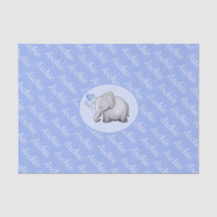 Papier Mousseline Infirmière à éléphant Cute
