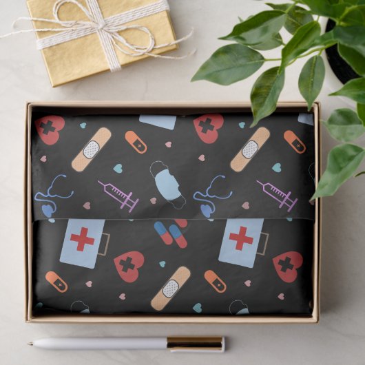 Papier Mousseline Infirmière de la RN Étudiante en soins infirmiers  (Cadeau)