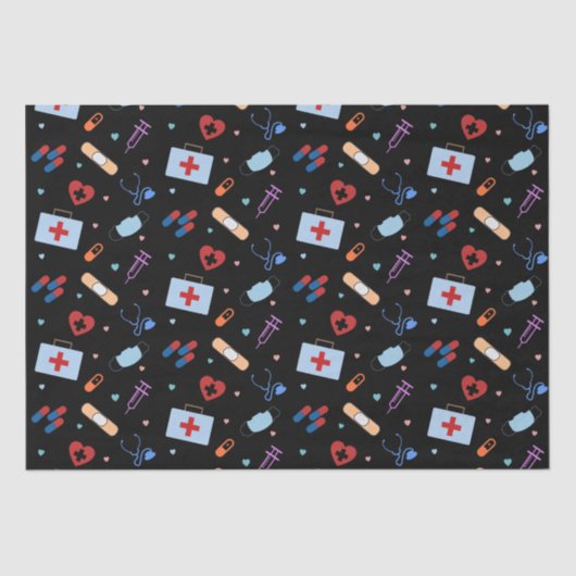 Papier Mousseline Infirmière de la RN Étudiante en soins infirmiers (Recto)