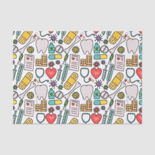 Papier Mousseline Infirmière Médicale mignonne, Médecin, Thème Santé