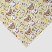 Papier Mousseline Infirmière Nounours (Détail)