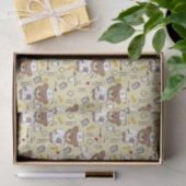 Papier Mousseline Infirmière Nounours (Cadeau)