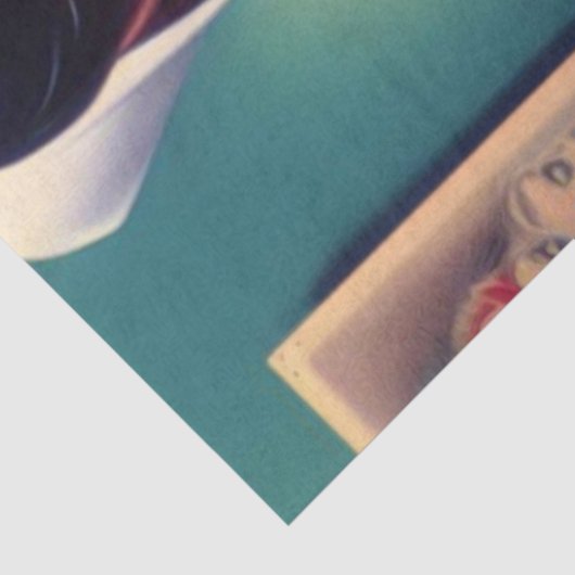 Papier Mousseline Infirmière tatouée rétro (Détail)