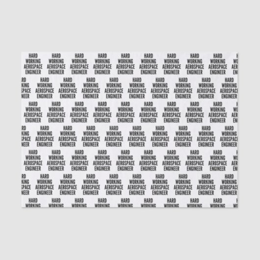 Papier Mousseline Ingénieur aérospatial en service (Recto)