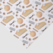 Papier Mousseline Ingrédients de recette épices à tarte Citrouille d (Détail)