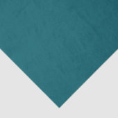 Papier Mousseline Initiales Modernes & Nom | Sarcelle Foncé & Bleu C (Détail)