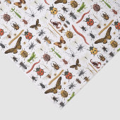 Papier Mousseline Insectes Bugs Découpage (Détail)