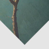 Papier Mousseline Inséparables sur une page de découpage de branche  (Détail)