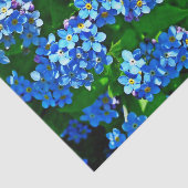 Papier Mousseline Inspirations de la nature Bleu clair Oubliez-moi N (Détail)