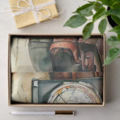 Papier Mousseline "Inspiré par le voyage : l'aventure attend" (Cadeau)